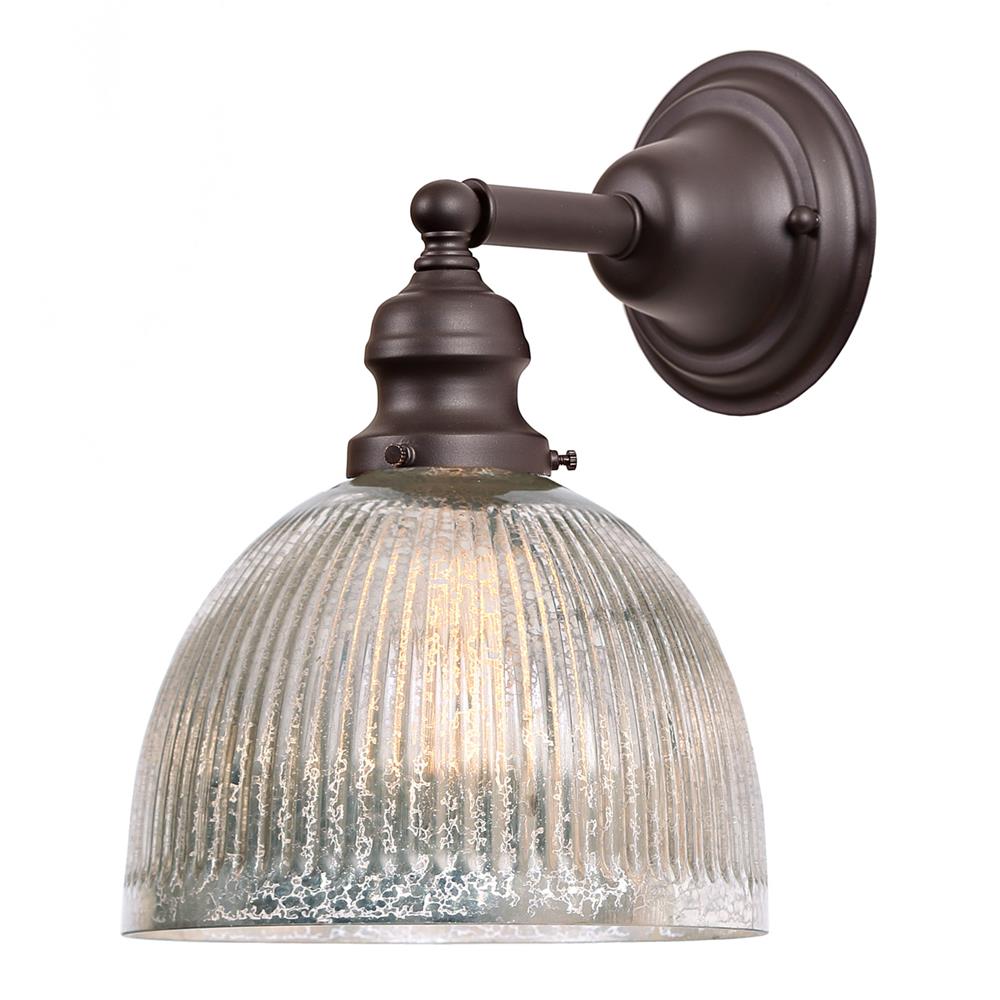 JVI Designs 1210-08 S5-MP Union Square One Light Mercury Madison Wall Sconce in Oil Rubbed Bronze